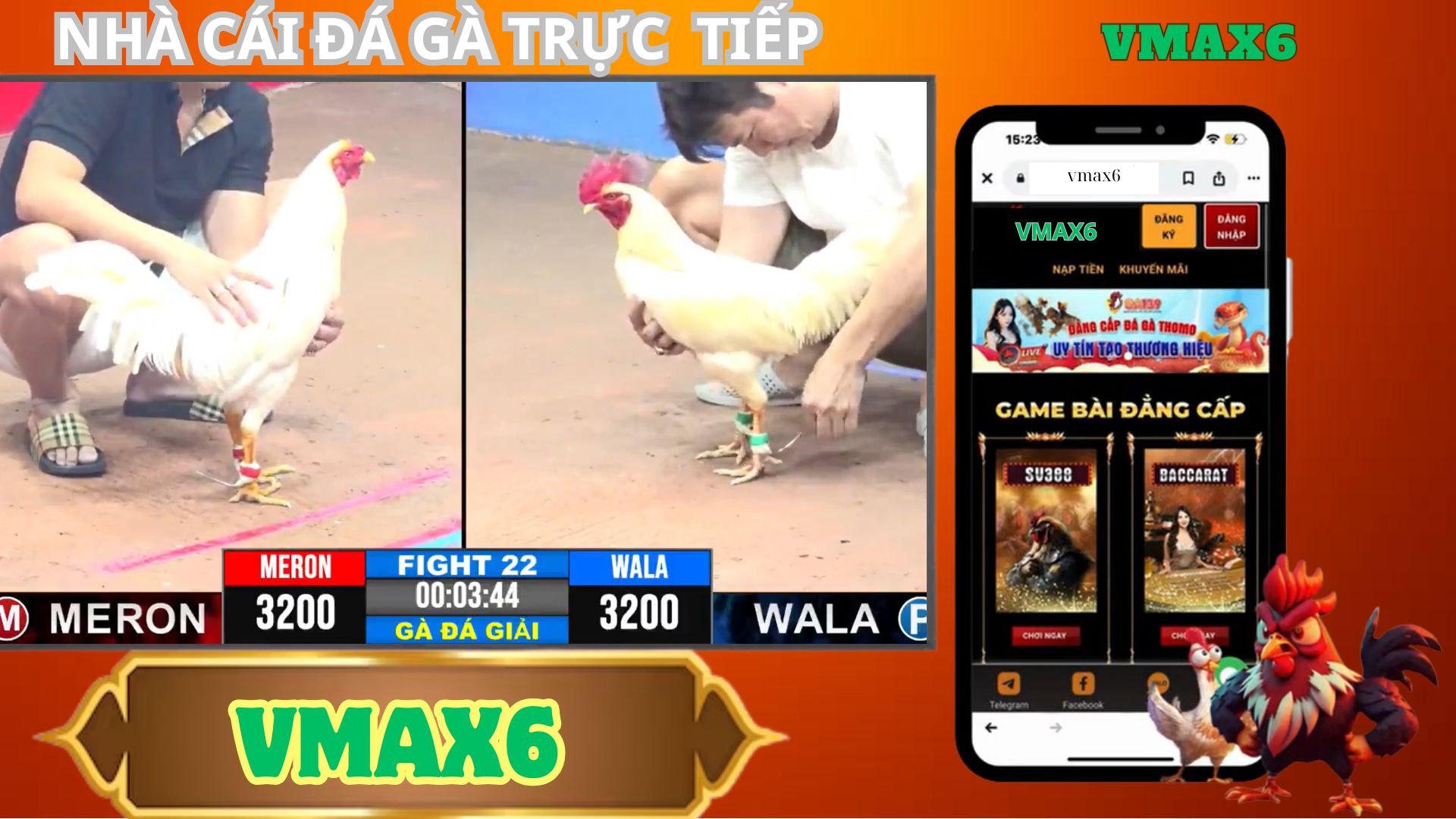 Hướng Dẫn đăng ký Tham Gia Vmax6 Đá Gà Trực Tiếp