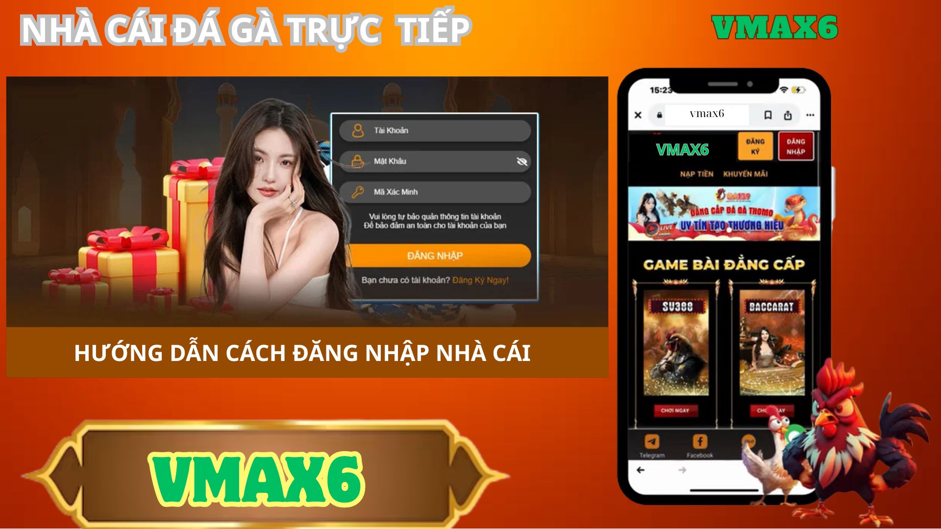 Cách Đăng Nhập Tài Khoản Tại Nhà Cái Vmax6
