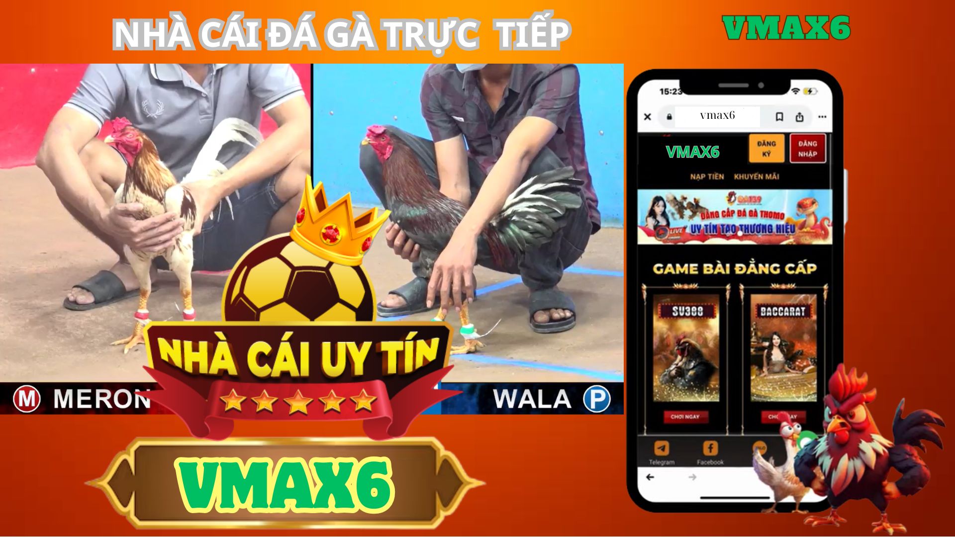 hướng dẫn cách tả app đá gà trực tiếp chi tiết tại nhà cái vmax6