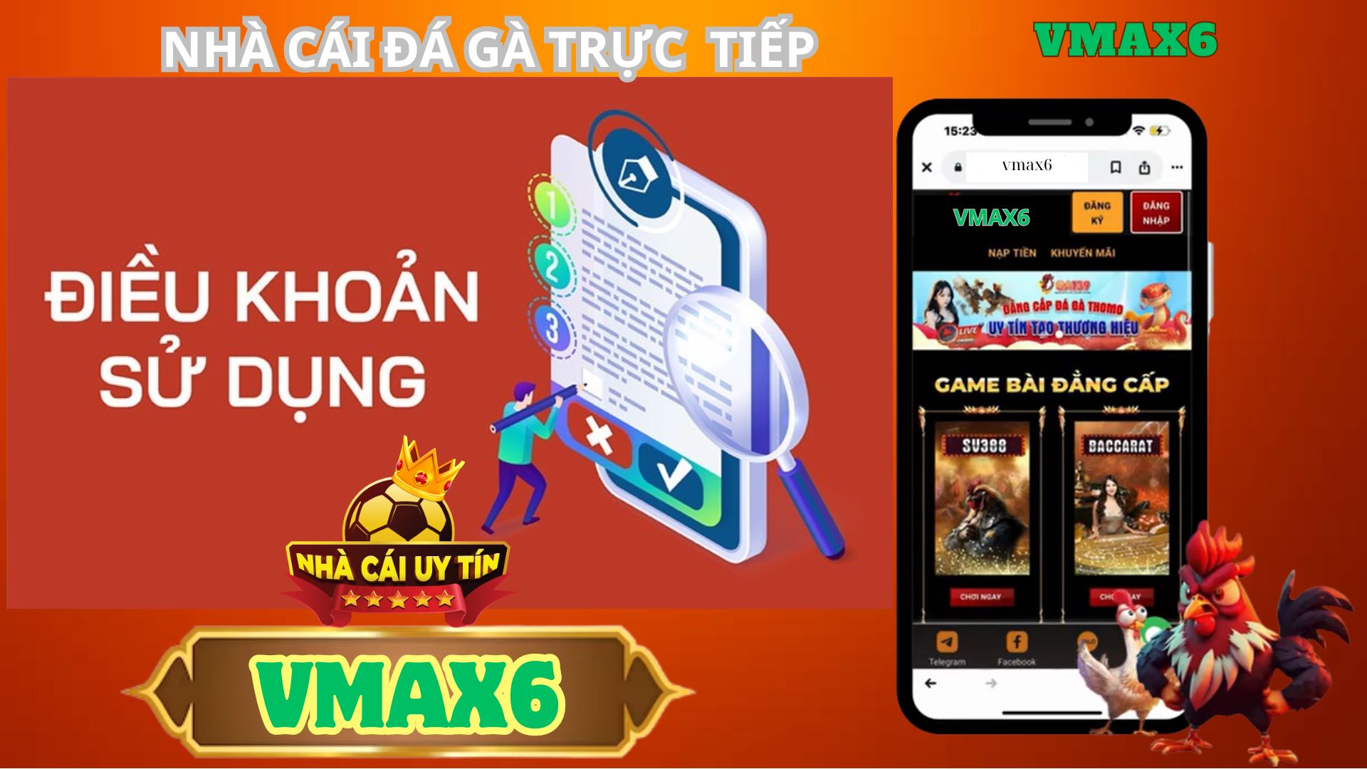 Chi tiết về Điều khoản sử dụng vmax6