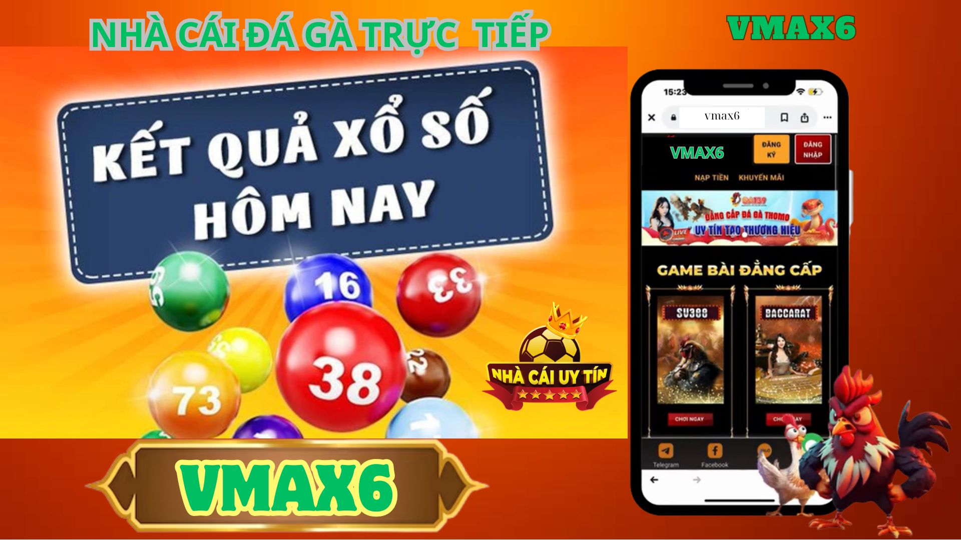 Xổ Số Nhà Cái Đá Gà Trực Tiếp Vmax6: Khám Phá Thế Giới Đầy Hấp Dẫn Của Đá Gà